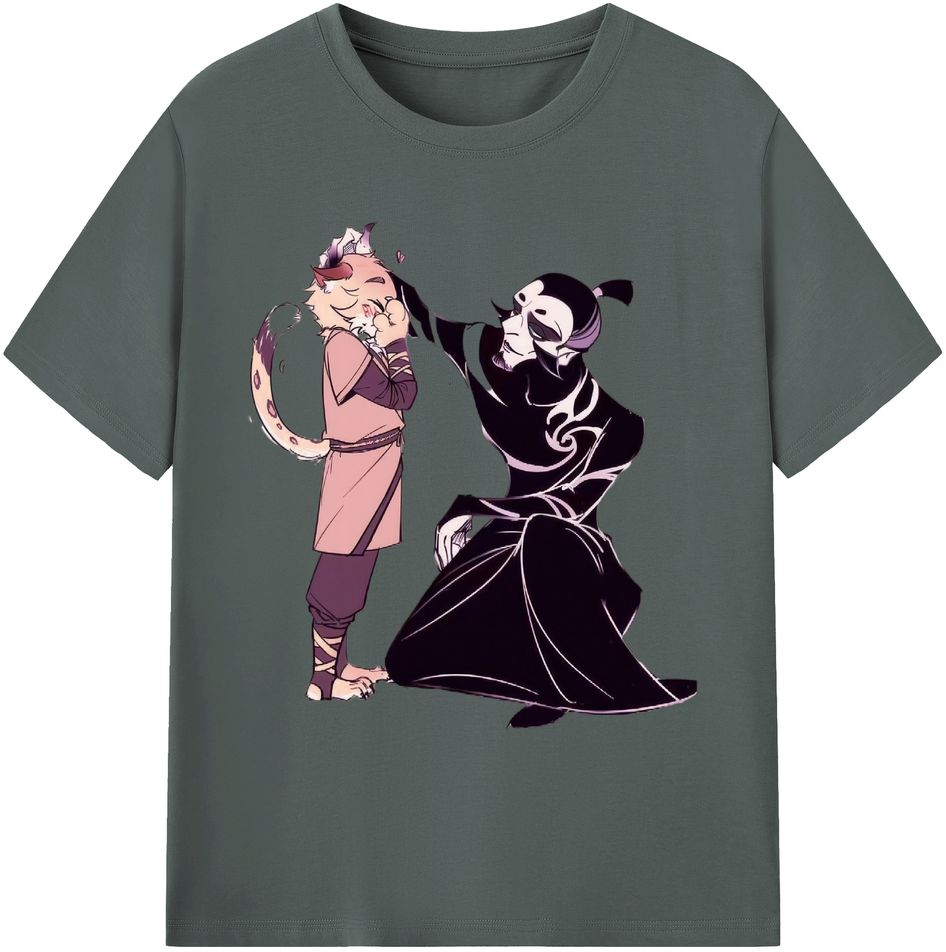 （画像用） Ne Zha 2 ナタ 魔童の大暴れ 綿100％ メンズ半袖Tシャツ｜肌触りやわらか＆通気性